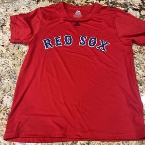 Boston Red Sox Shirt Youth XL  MLB Baseball Majestic